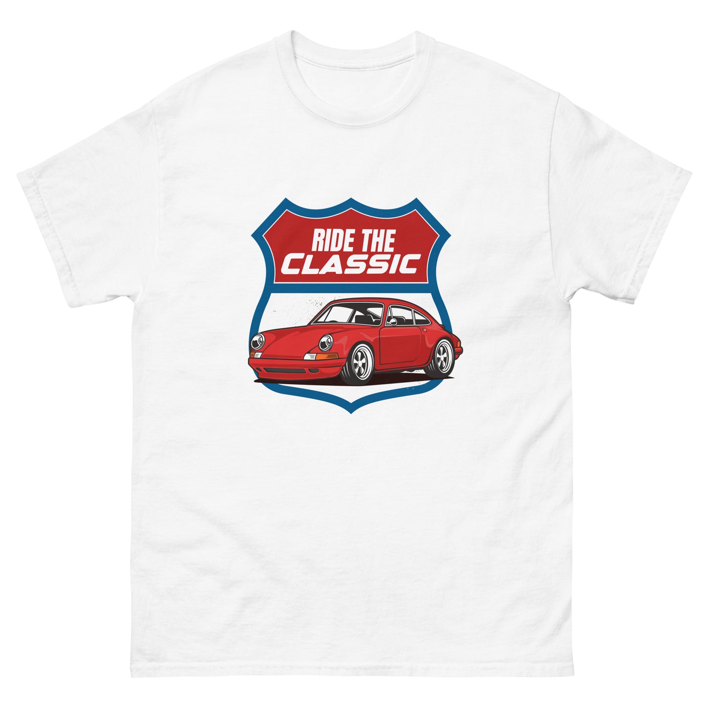 Ride the Classic Porsche 911 Men's T Shirt – T‑Shirt (view 6)