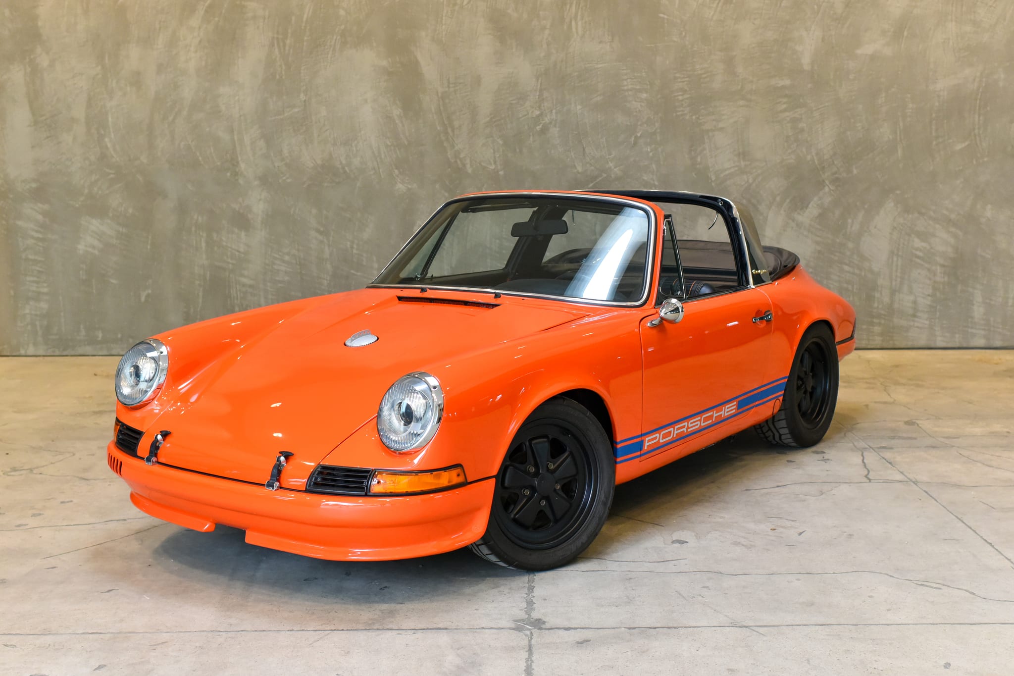 Bexco 001 1968 Porsche 911 soft-window Targa, front three-quarter view