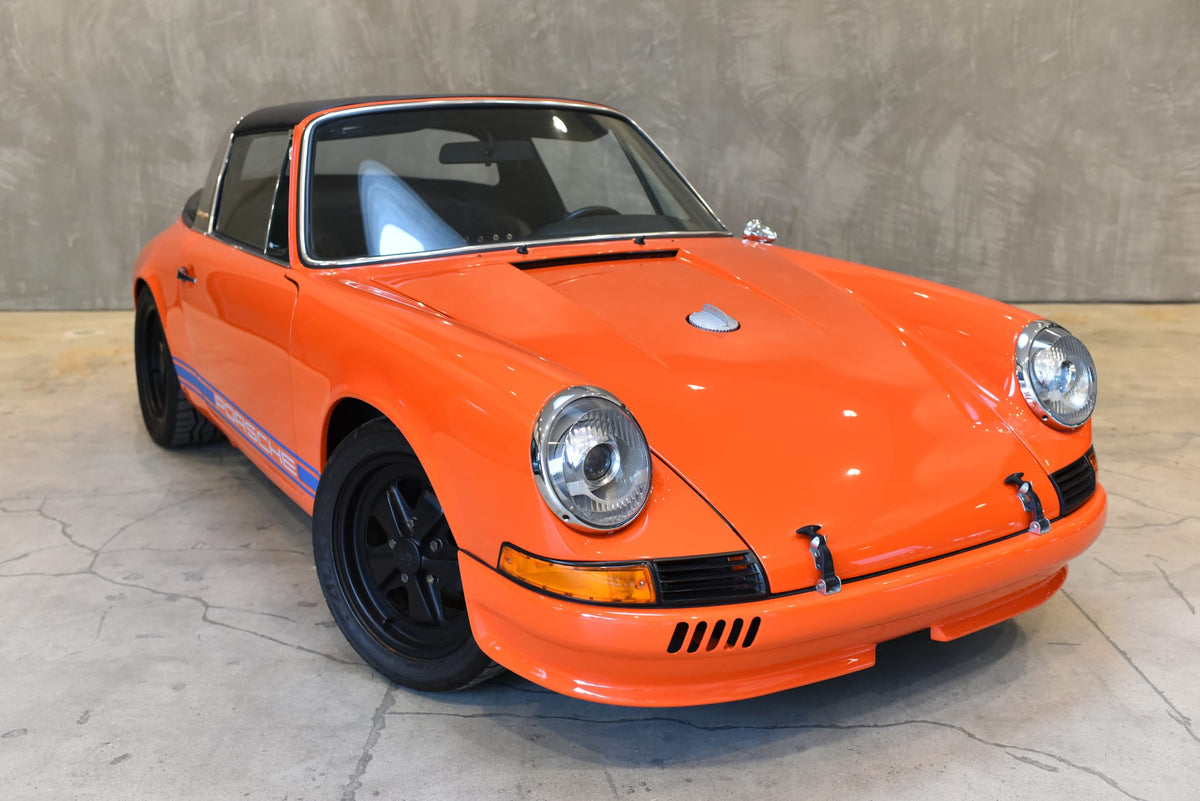 Tangerine 911 front end with black Fuchs and LED headlights