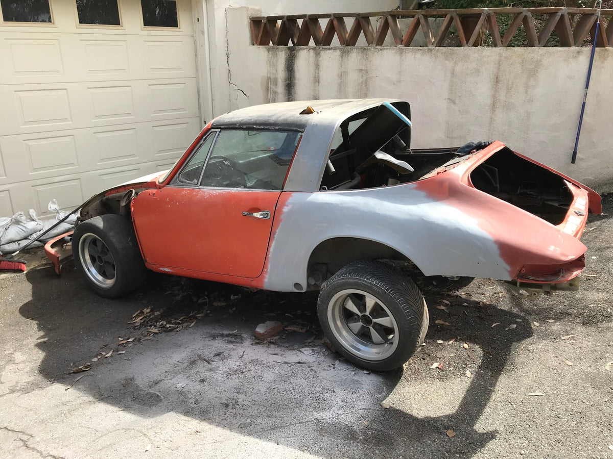 Bexco 001 during bodywork and restoration