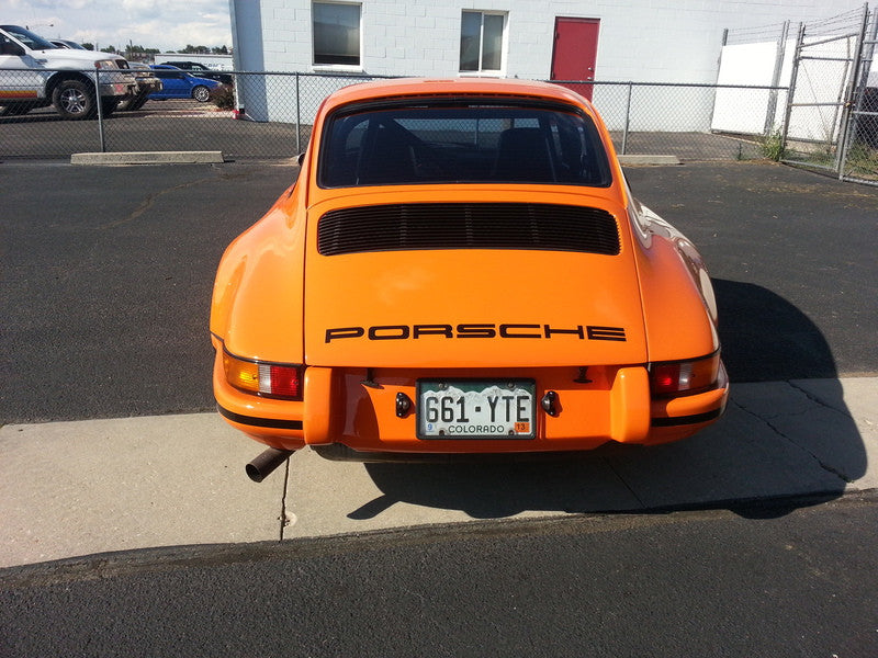911 RS Rear Bumper Dual Exhaust 9", '69-'73 - Bexco Automotive