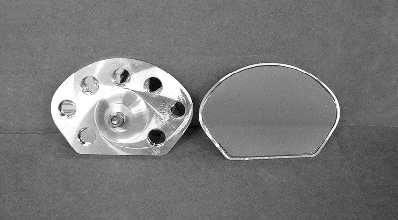 911 Mirror Aluminum Base and Glass - Classic Porsche 911 Mirror | Bexco Automotive