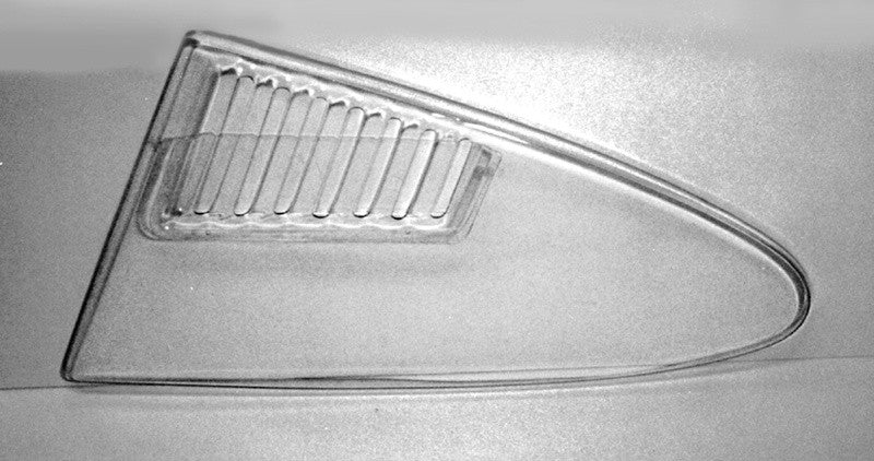 911R Quarter Window With Drip Tray - Classic Porsche 911 Window Part | Bexco Automotive