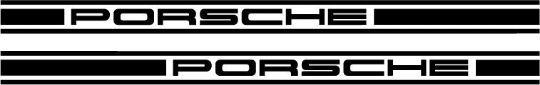 Early 911 Side Script Multiple Colors! - Bexco Automotive