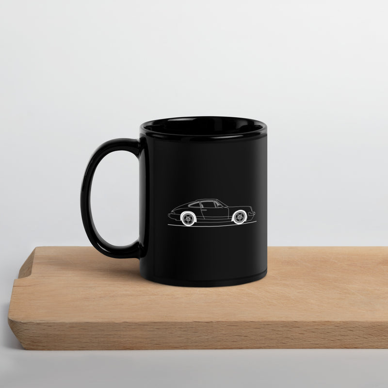 Air Cooled Porsche 911 Hand-Drawn Illustration Coffee Mug