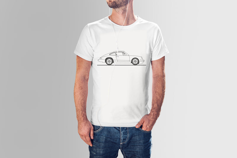Classic Porsche Hand Drawn Short Sleeve - Light colors
