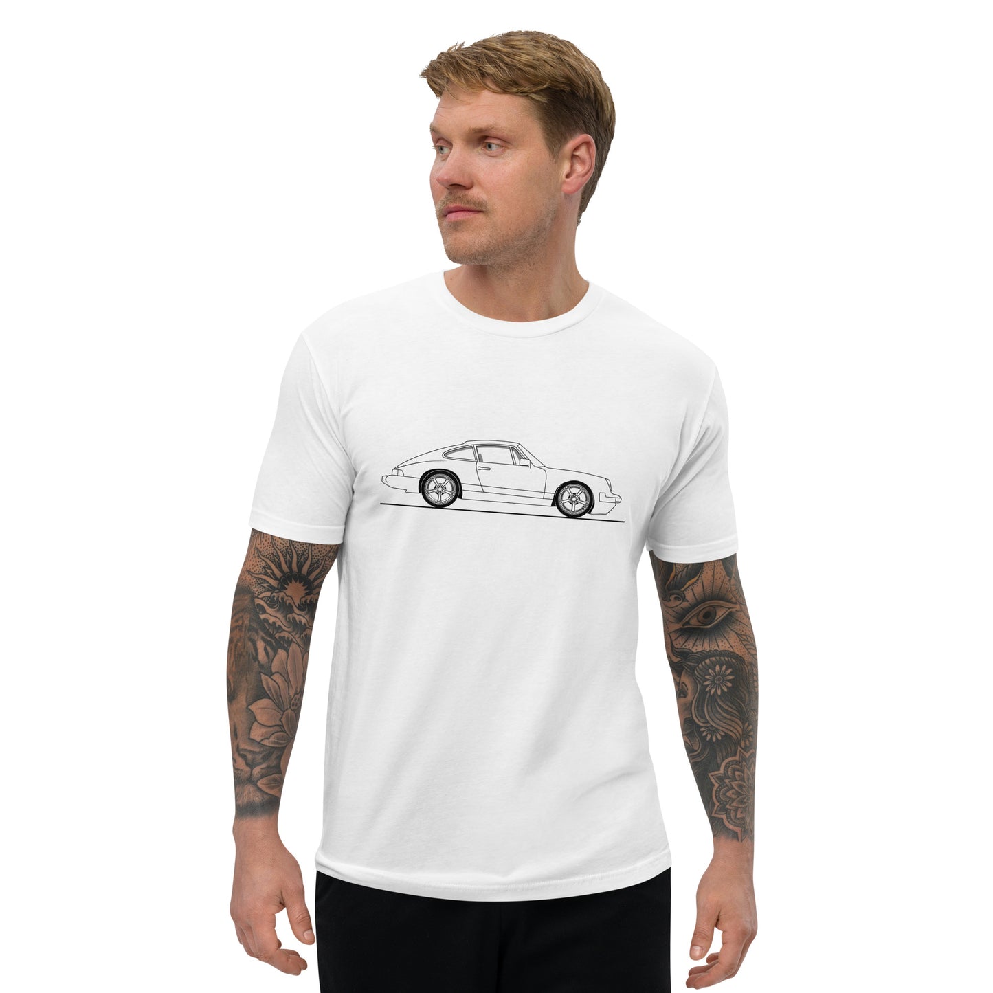 Classic Porsche Hand Drawn Short Sleeve - Light colors