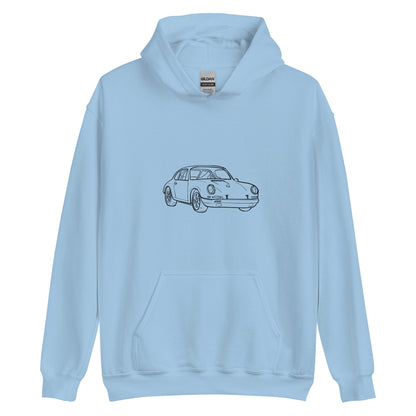 1967 Porsche 911R Hand Drawn Sweatshirt - Bexco Automotive