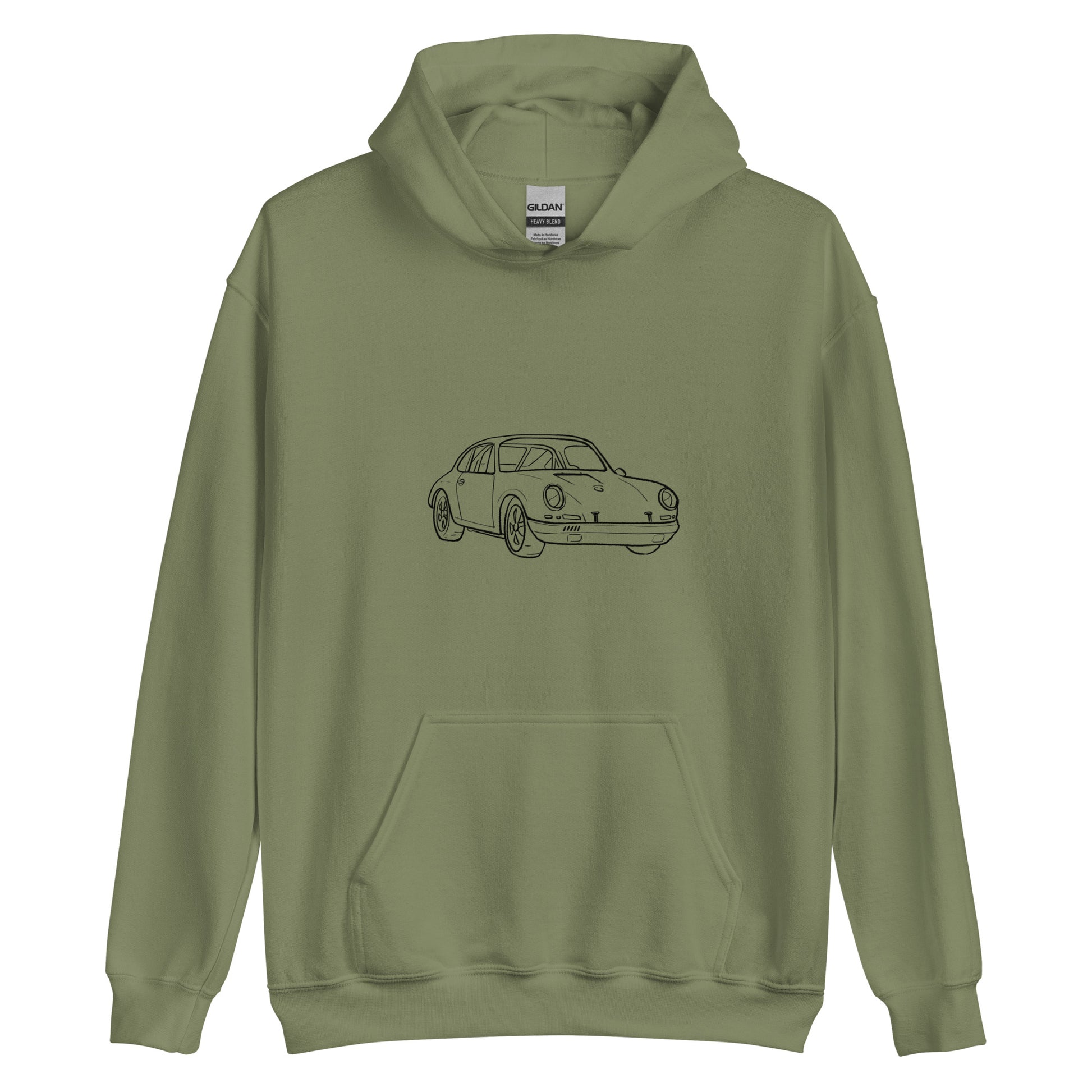 1967 Porsche 911R Hand Drawn Sweatshirt - Bexco Automotive